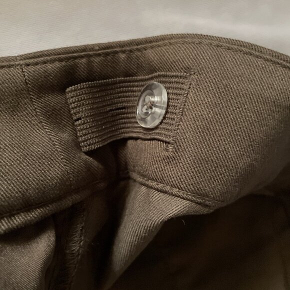 Old Navy Extra High-Rise Taylor Straight Trousers XXL Cotton Blend Green Cargo P - Picture 5 of 8